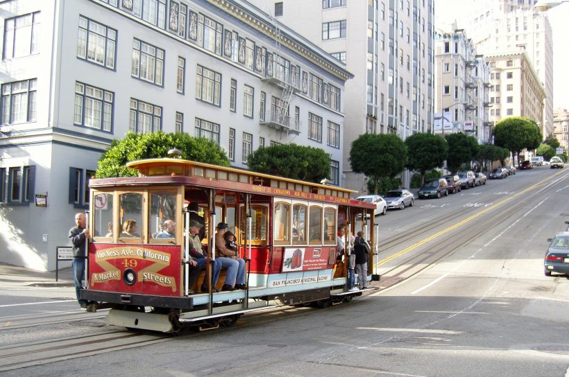 Yes, this is the famous San Franciscan train.